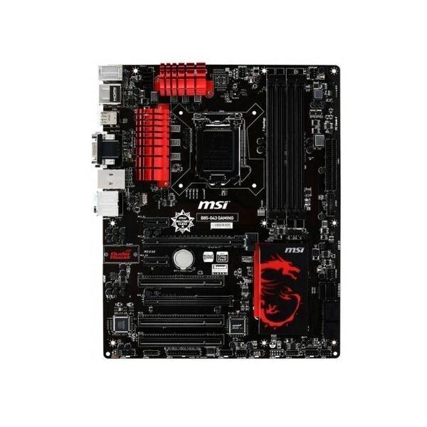 MSI B85-G43 GAMING LGA 1150 Intel B85 HDMI USB3.0 Motherboard 