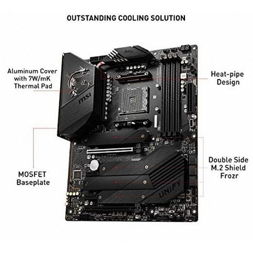 MSI MEG B550 UNIFY AM4 DDR4 ATX AMD Motherboard : パワー