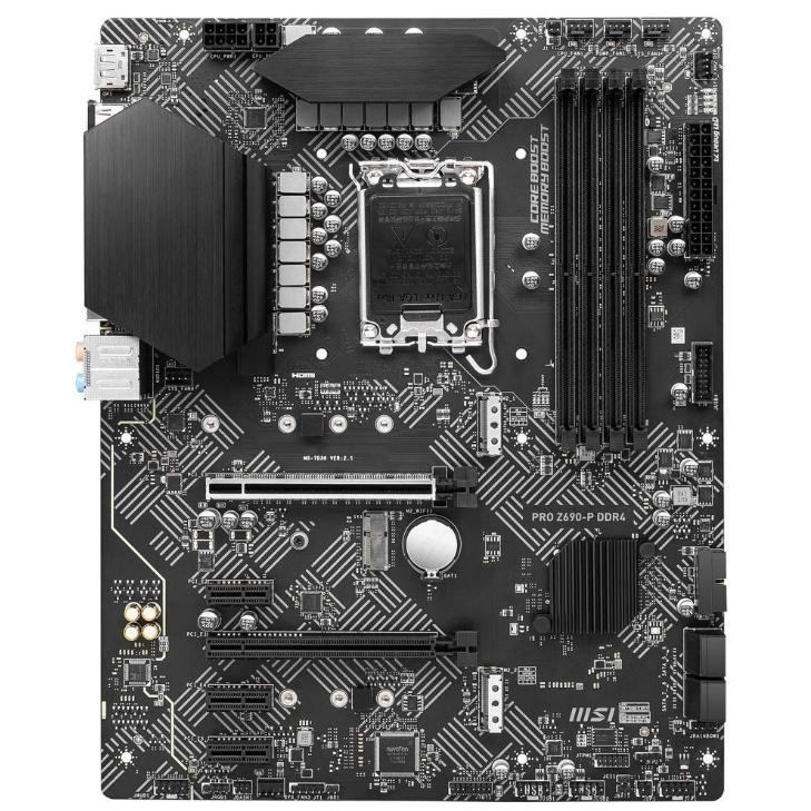 MSI PRO Z690-P DDR4 LGA 1700 Intel Z690 SATA 6Gb/s ATX Motherboard