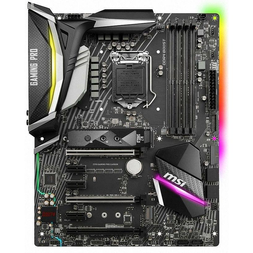 MSI Z370 GAMING PRO CARBON AC LGA 1151 (300 Series) Intel MSI Z370 GAMING PRO CARBON AC LGA 1151 (300 Series) Intel