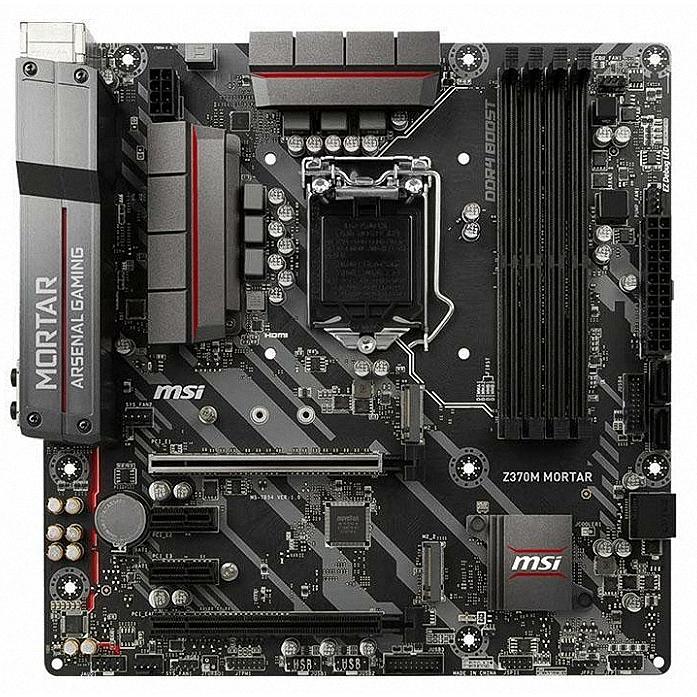 MSI Z370M MORTAR LGA1151 300 Series Intel Z370 HDMI SATA 6Gb/s USB 3.1 Micro ATX Intel Motherboard｜powertechnologystore｜02