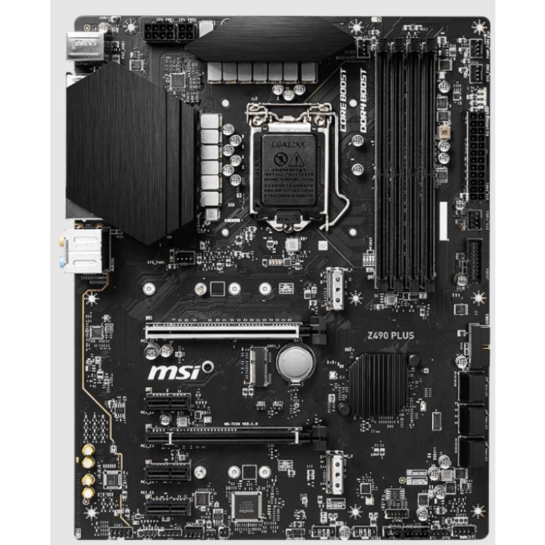 MSI Z490 PLUS LGA1200 4 DDR4 128G HDMI+DP ATX Motherboard : パワー