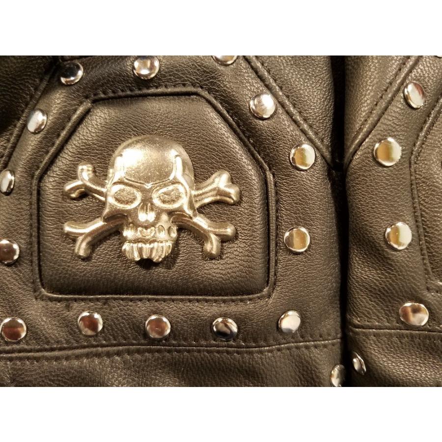 スタッズ フィンガーレス グローブ ビジュアル系 ヘビメタ