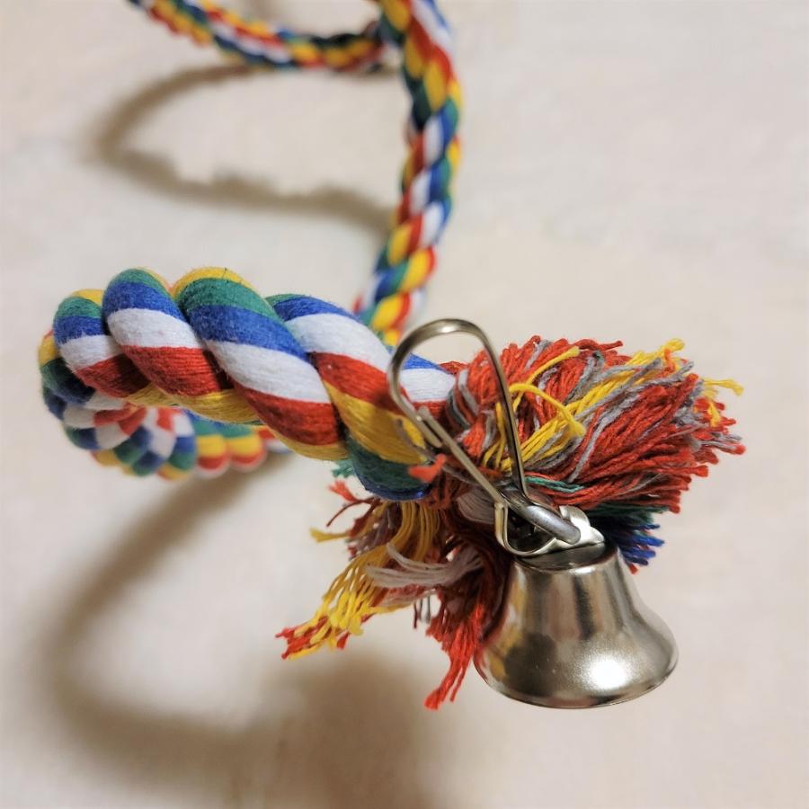 インコ おもちゃ ロープ 布製 止まり木 足場 インコロープ バード
