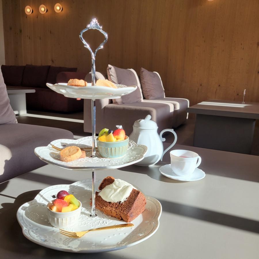 アフタヌーンティー ケーキスタンド 3段 デザートプレート 食器