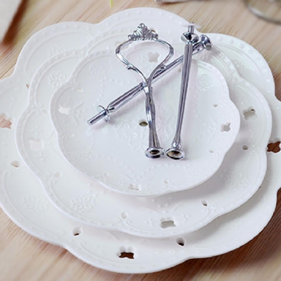 アフタヌーンティー ケーキスタンド 3段 デザートプレート 食器 皿