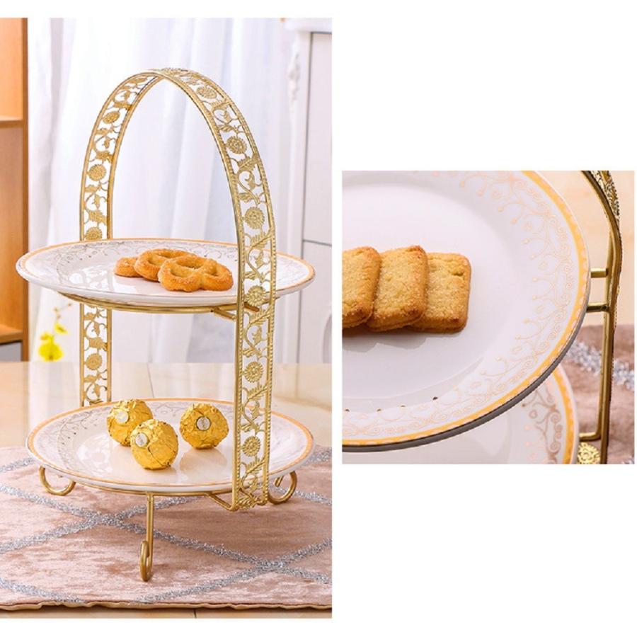 ジュ二ィ】4段デザートスタンド➁ 楽天市場】A033144ケーキスタンド