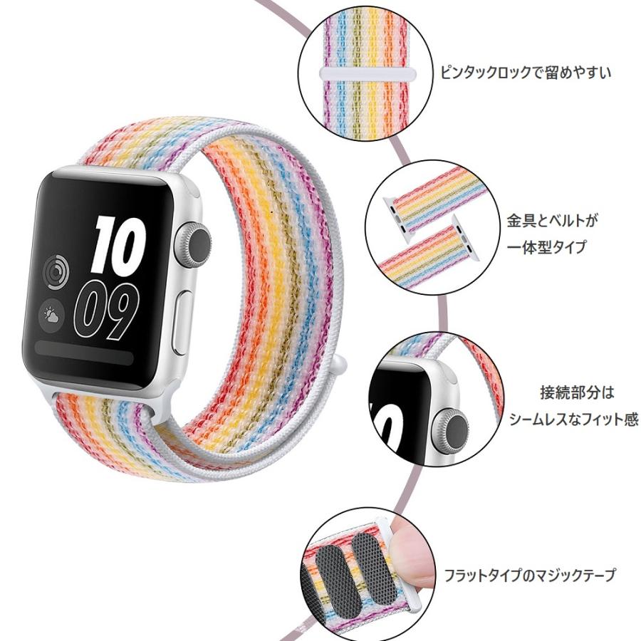 Apple Watch用 互換性 汎用 アップルウォッチ 交換ベルト バンド