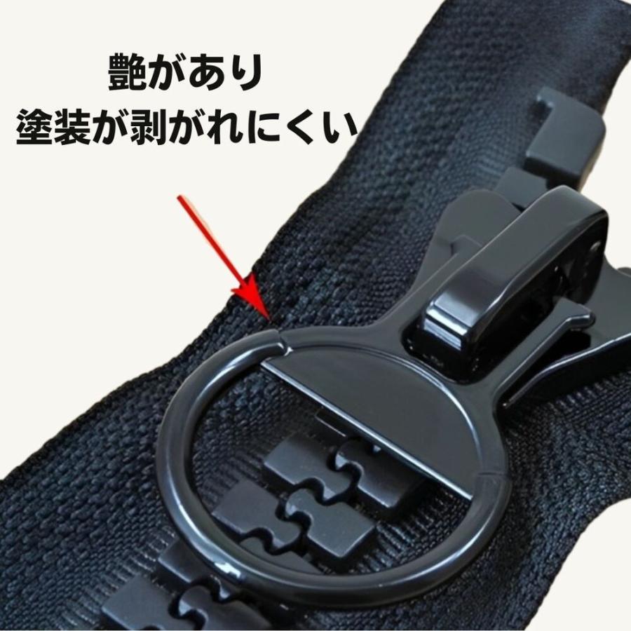 特大 ファスナー ジャンボファスナー 片面 オープン セルフロック