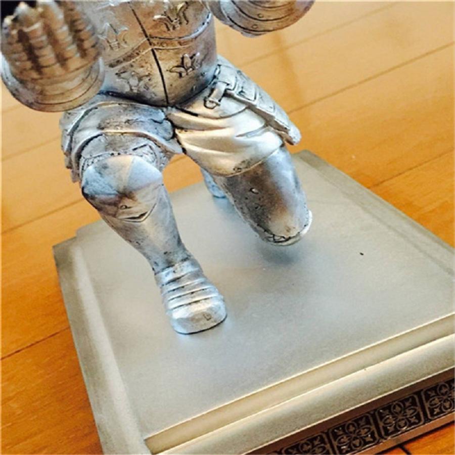 ペンスタンド ペン立て ペンホルダー おもしろ デザイン 西洋 騎士