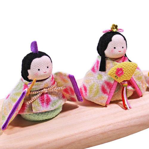 ぽてりひな２人 ちりめんお雛様/ひな人形/雛人形/日本製/リュウコドウ/龍虎堂_1