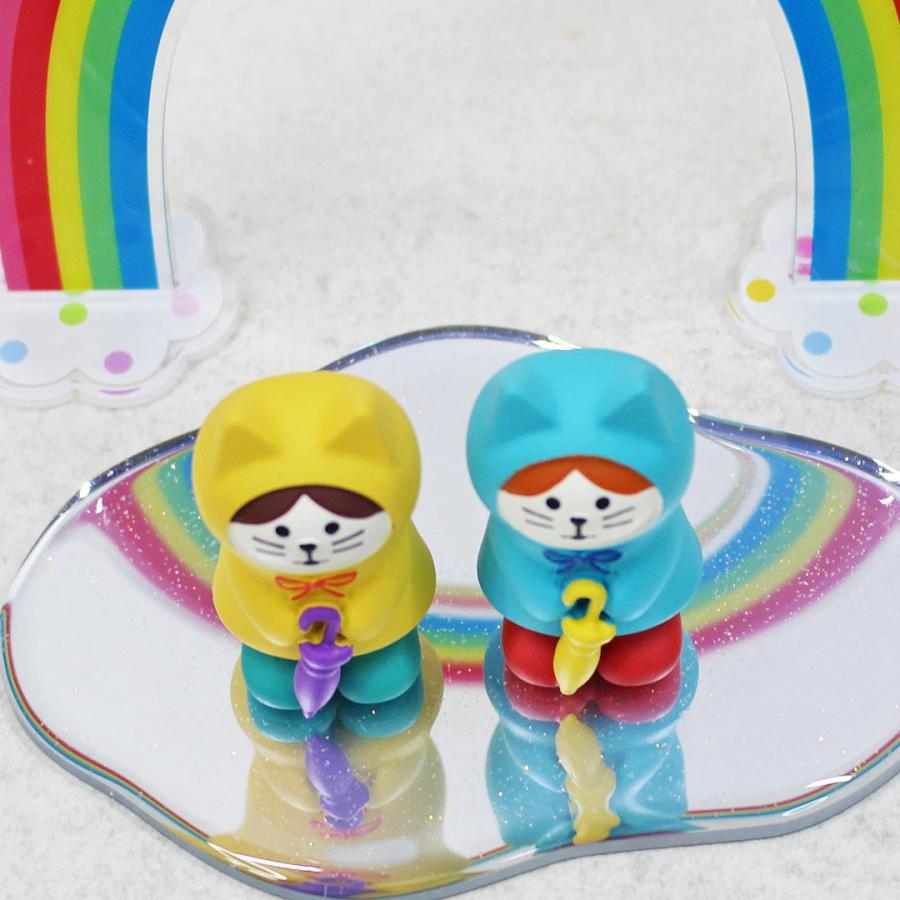 夏のまったりマスコットセット「虹セット」 梅雨 コンパクト まったり