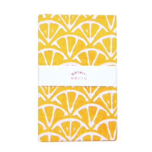 かまわぬてぬぐい「柑橘がさね」【3枚以上で送料無料】かまわぬ