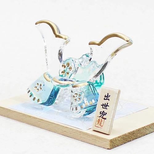 五月節句　クリスタルガラス　兜 五月節句 クリスタルガラス 兜