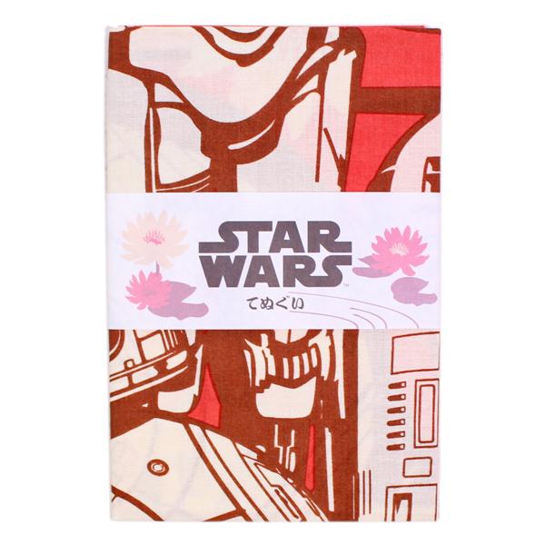 こぐまスターウォーズ STAR WARS 手ぬぐい ハンカチ 12枚セット STAR WARS スター・ウォーズ 水墨画風 ダースベイダー 手ぬぐい
