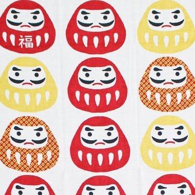 捺染てぬぐい 福々大だるま 3枚以上で送料無料 小紋柄 縦型 正月 濱文様 日本製 生地 日本てぬぐい 手ぬぐい 飾り 布 包む メール便 Win 148 鎌倉香紙堂ヤフー店 通販 Yahoo ショッピング