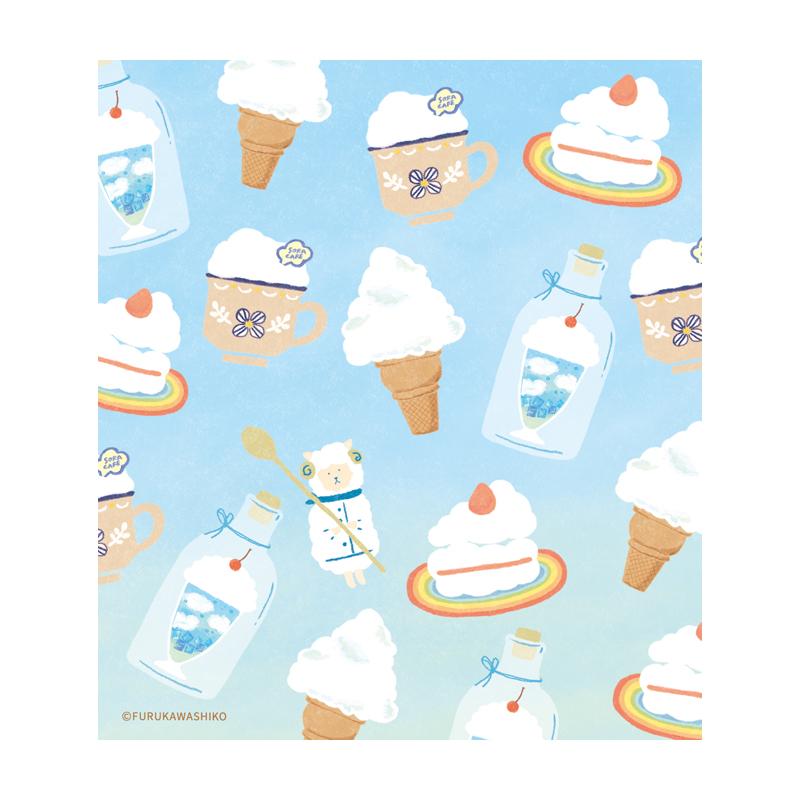 メモ 古川紙工 SORA CAFE メモパッド 90×80mm 昼 100枚綴り LM258 別途