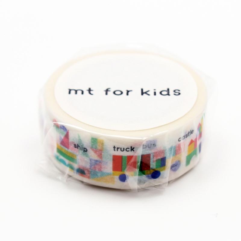 mt（エムティー） マスキングテープ カモ井加工紙 mt for kids 積み木