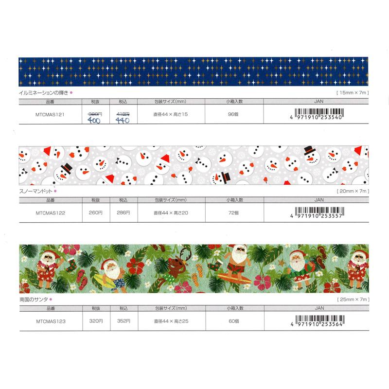 mt（エムティー） マスキングテープ カモ井加工紙 キャンディケイン