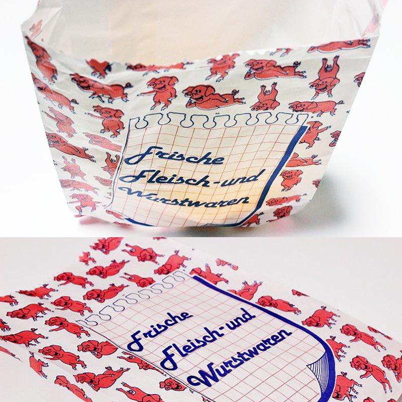 No.14 ドイツ マルシェ袋 精肉店の紙袋 安心マーク Gutfleisch No.14
