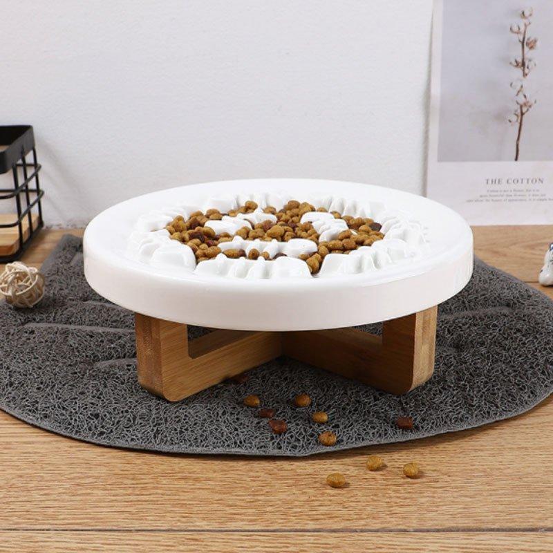 ペット食器 早食い防止 フードボウル スタンド ゆっくり食べれる 専用食器 猫 小型犬