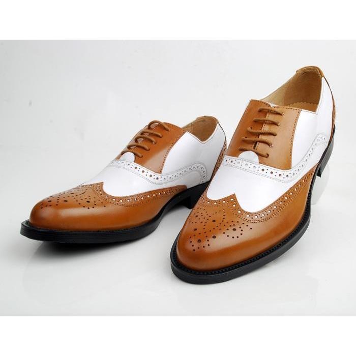 白黒コンビ ビジネスシューズ メンズ 2トン 内羽根 紳士靴 ウイングチップ エナメル 牛革 本革 革靴 ロングノーズ レースアップ メダリオン ヴィンテージ 父の日 Xc3334 Picoo 通販 Yahoo ショッピング