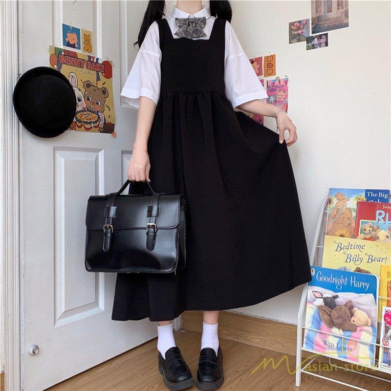 ワンピース ジャンパースカート ジャンスカ ワンピース レディース 夏 春 単品売り 白シャツ 半袖 レディース トップス 可愛い 大人 スーツ風 きれいめ Xrxj Picoo 通販 Yahoo ショッピング