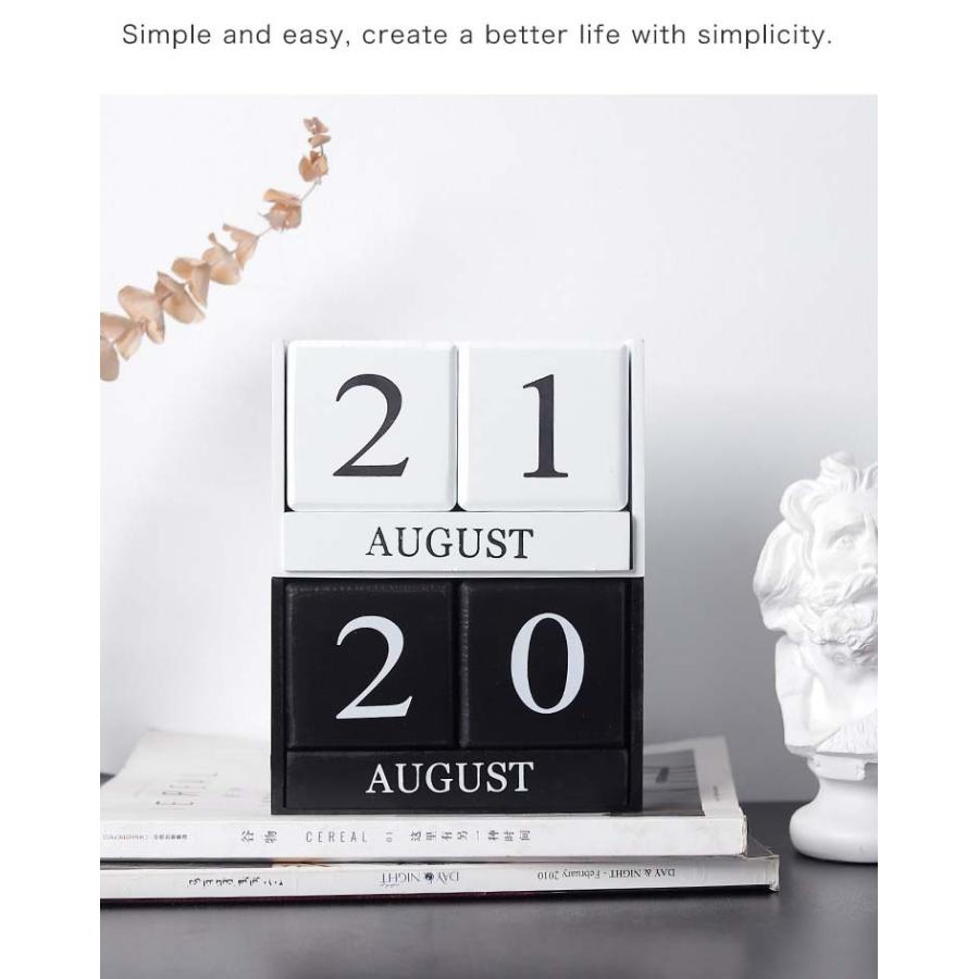 万年カレンダー 木製 カレンダー ウッドカレンダー 卓上カレンダー 日替わり 再利用可能 日めくりカレンダー おしゃれ インテリア 2色選び Xrxsqnl0512 Picoo 通販 Yahoo ショッピング