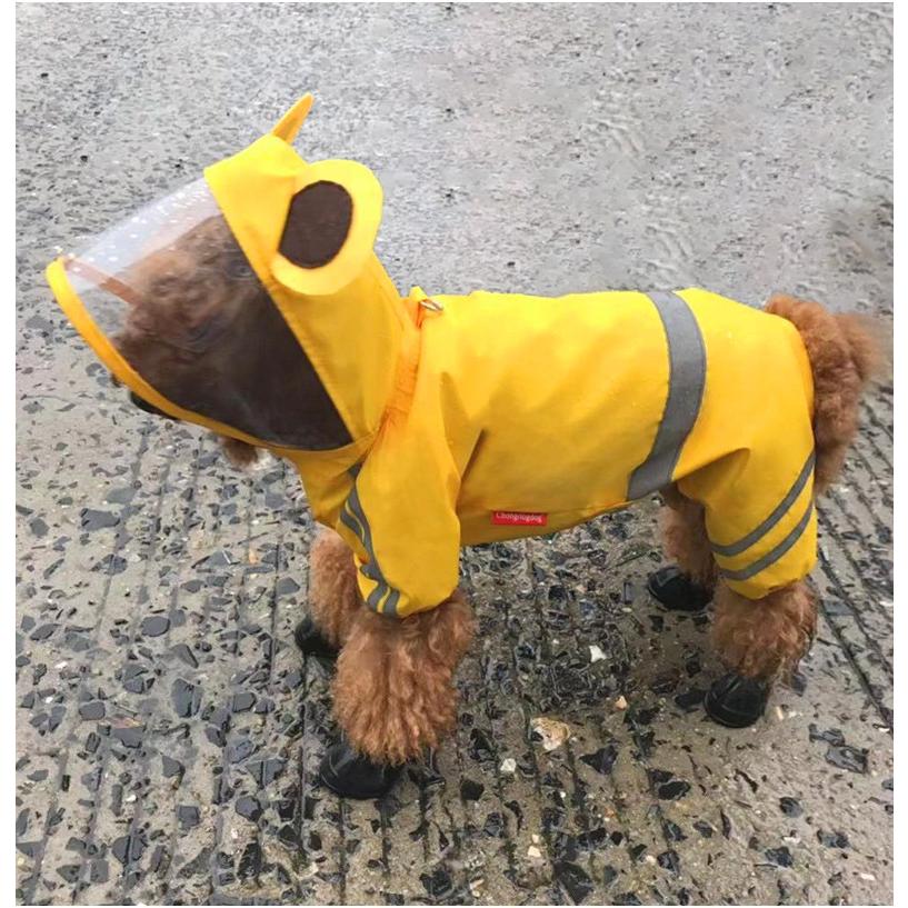 犬 レインカバー レインコート レインウェア 雨着 雨具 カッコイイ 犬 ペット レインカバー ワンちゃん 犬用レインコート フード付き 服 散歩 可愛い Xrxsunying044 Picoo 通販 Yahoo ショッピング