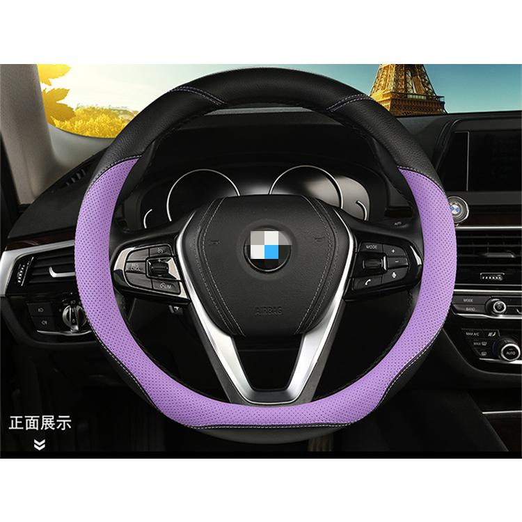 ハンドルカバー ステアリングカバー 普通車 軽自動車 38cm おしゃれ O型 D型 レザー 内装 高級感 ドレスアップ 簡単装着 撥水 握りやすい 通気 汎用 Xrxsunying813 Picoo 通販 Yahoo ショッピング