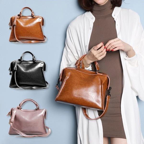 レビューで送料無料のハンドバッグ レディース ショルダーバッグ 2way シンプル 17 春 ファッション 鞄 婦人鞄 通勤 肩掛け 3色 新しいコレクションの