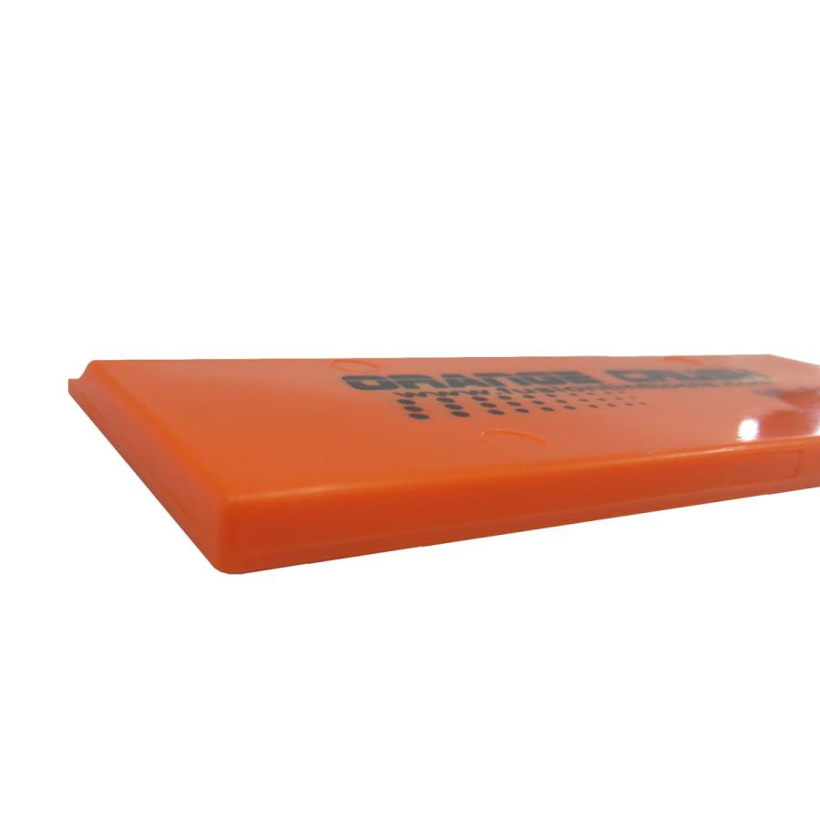 オレンジクラッシュスキージー 5インチ（約12cm） : カーラッピング