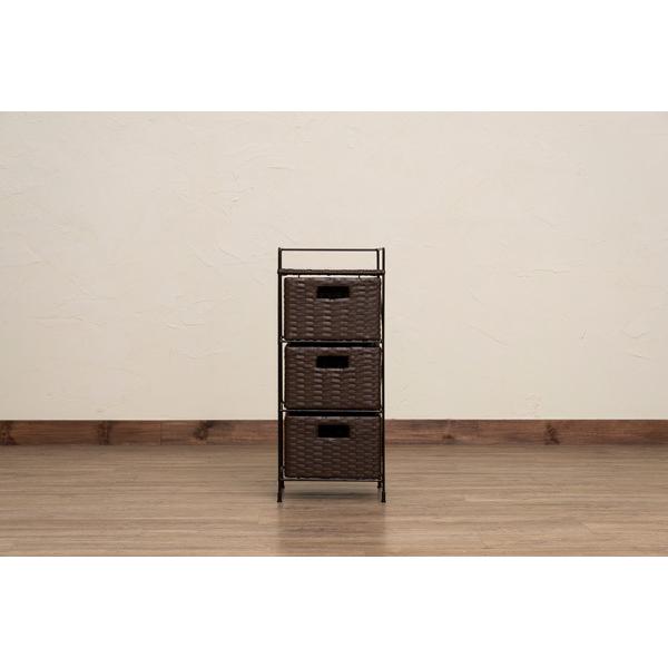 ラタン調 収納ラック 3段 | サカベ | 03
