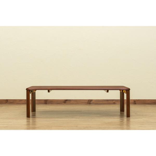 NEWウッディーテーブル120×60 折りたたみテーブル 長方形 ブラウン WZ