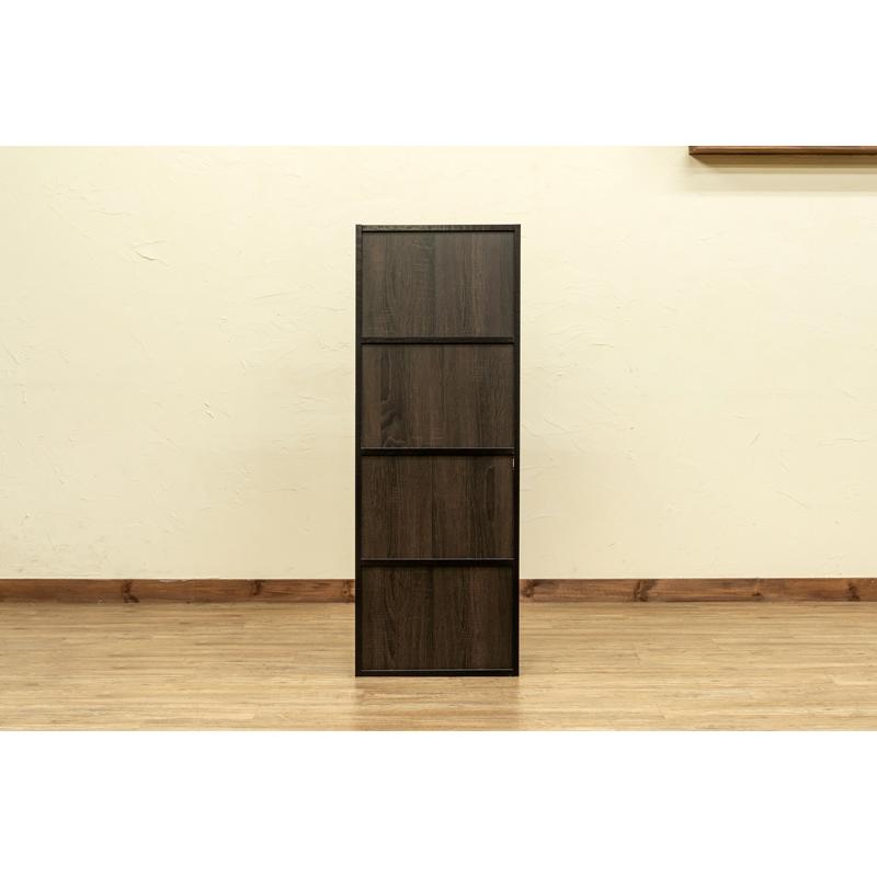 カラーボックス 4段 扉付き 収納ラック | サカベ | 05