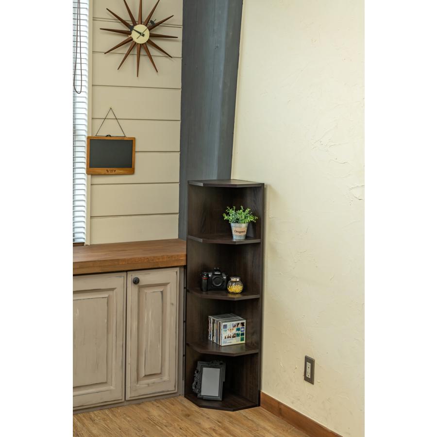 コーナーラック 4段 コーナー用カラーボックス | サカベ | 06