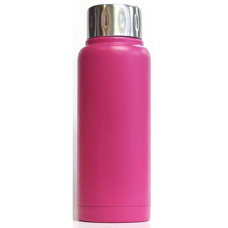 無地ステンレスボトル280ml（ピンク） 水筒 白無地箱入 | 
