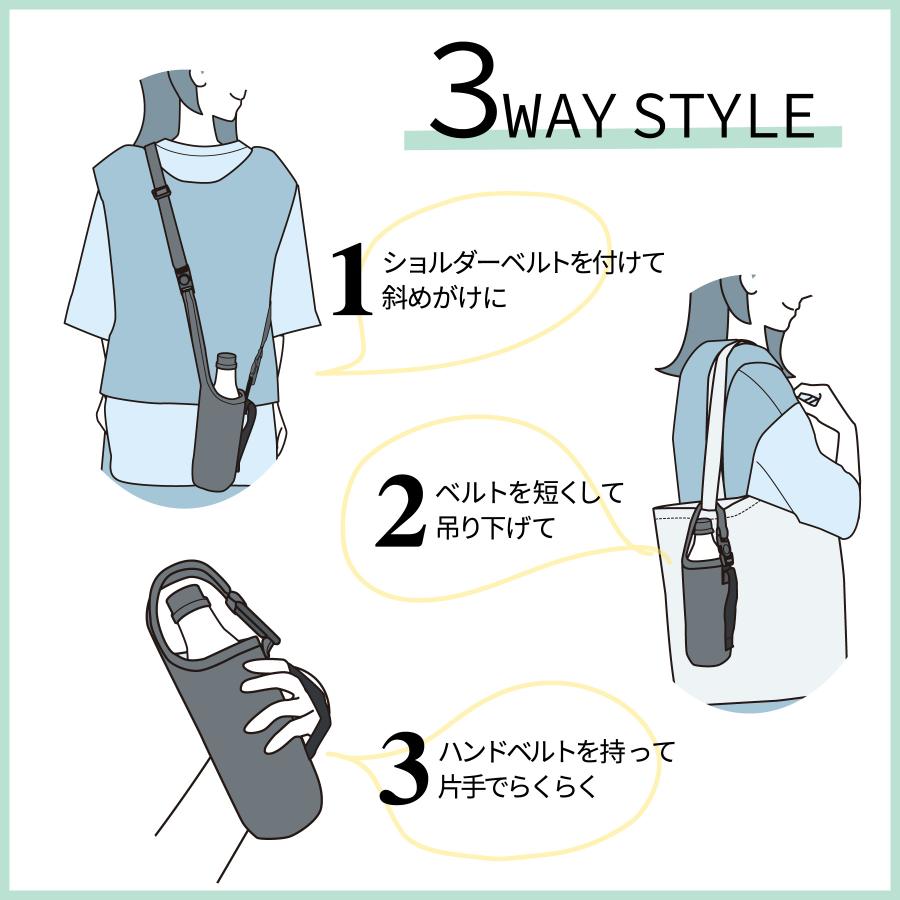 アウトドアプロダクツ　ショルダー付きソフトボトルケース（レッド） |  | 01