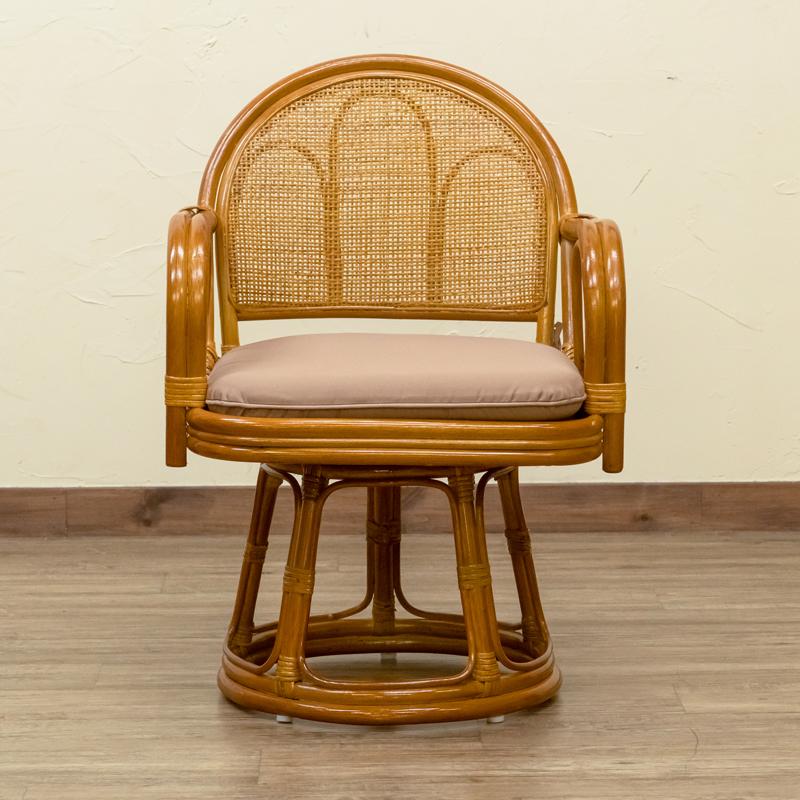 ラタン 回転座椅子 ハイタイプ | サカベ | 05