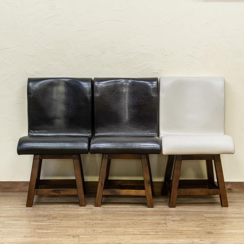 LUNA　回転式ダイニングチェア　BK/DBR/IV | サカベ | 09