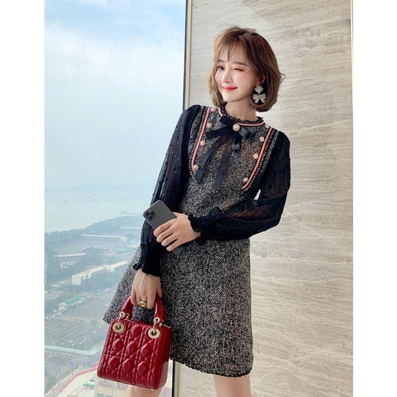 まとめ買い レディース ワンピース ファッション デート 女子会 お出かけ 通学 かわいい フェミニン グレー ミニ丈 長袖 春 冬 秋 ワンピース カラー グレー Maxilofacialperu Com