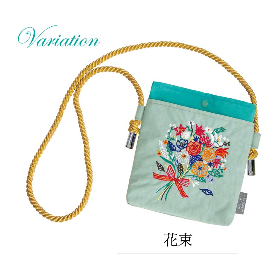 刺繍ショルダーバッグ サコッシュ 刺繍 ショルダーバッグ ショルダー