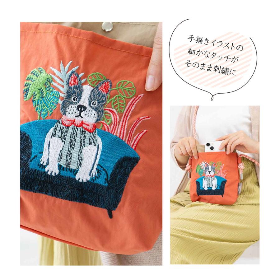 刺繍ショルダーバッグ サコッシュ 刺繍 ショルダーバッグ ショルダー