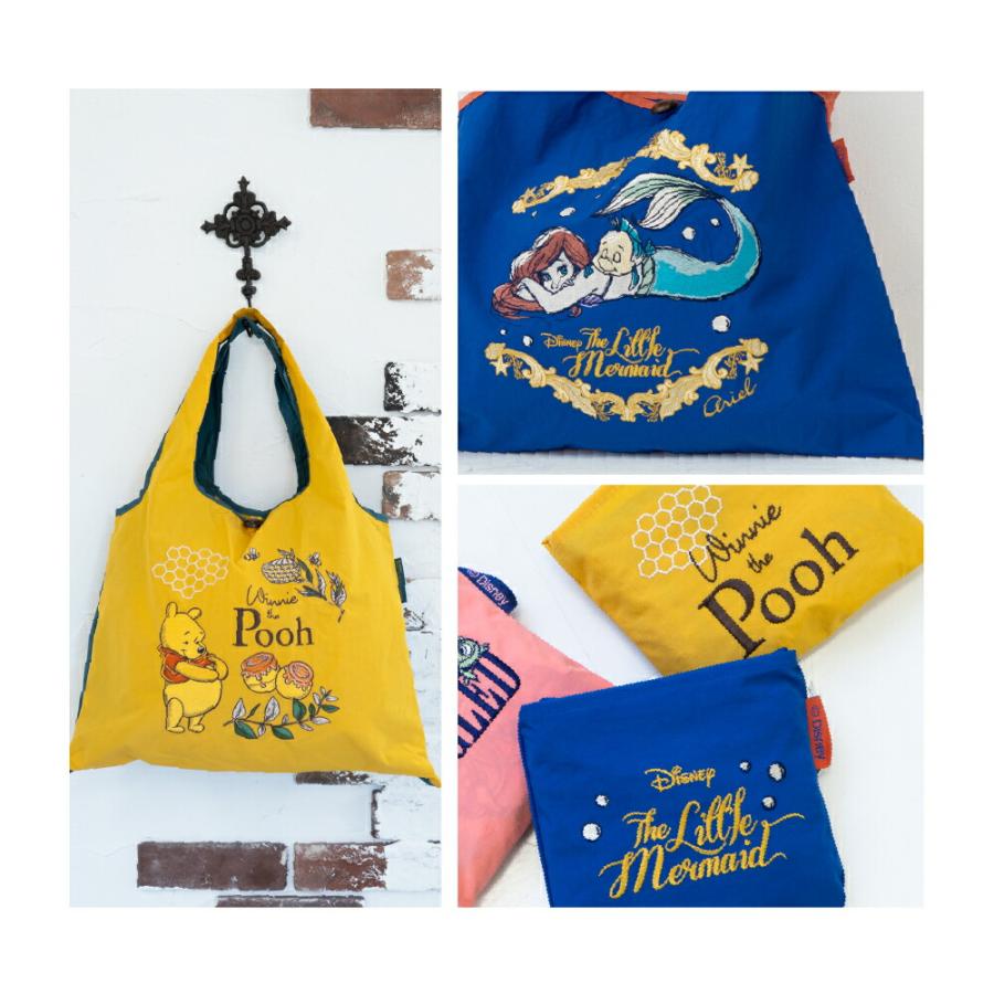 Disney（ディズニー） エコバッグ 刺繍 トートバッグ 刺繍バッグ サブ
