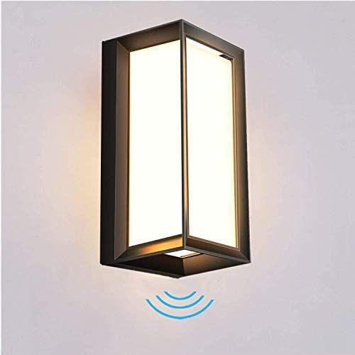Lightess LED 玄関ライト ポーチライト 人感センサーライト 防雨型 IP65 外灯 屋外 ウォールライト ブラケットライト 防水