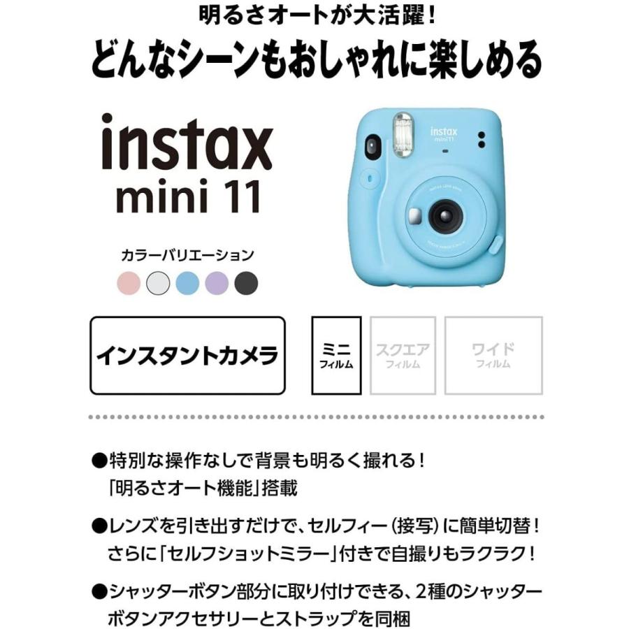 Fujifilm インスタントカメラ チェキ Instax Mini メーカー公式ショップ Mini Purple 11 ライラックパープル Ins