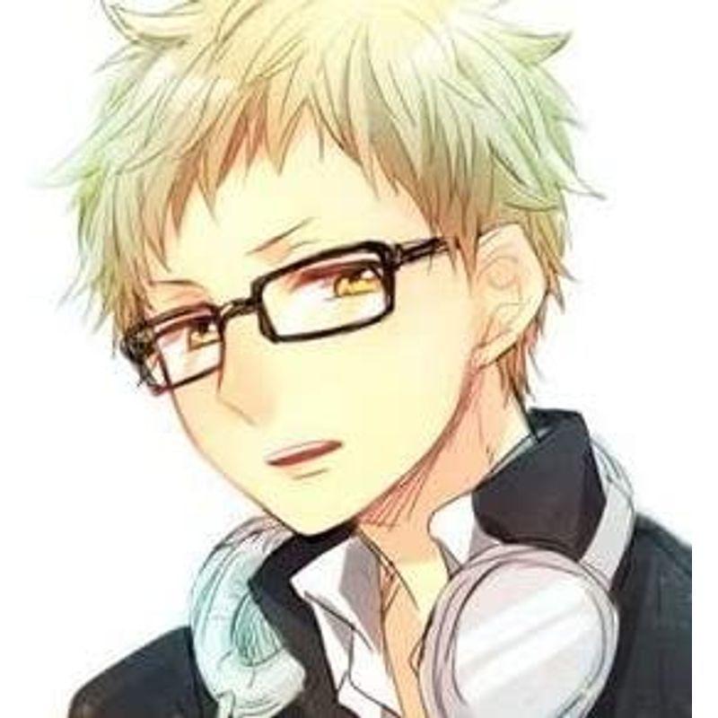 コスプレ ウィッグ ハイキュー 月島 蛍 つきしま けい ウィッグ メガネ の セット ラウンド