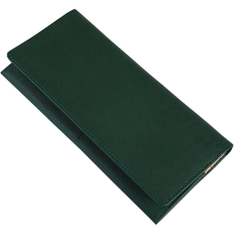 期間限定 財布 日本製 Ykk 小銭入れ カード 薄い 2つ折り サイフ メンズ 本革 長財布 紳士 グリーン 964 その他財布 Binghamtonhots Com