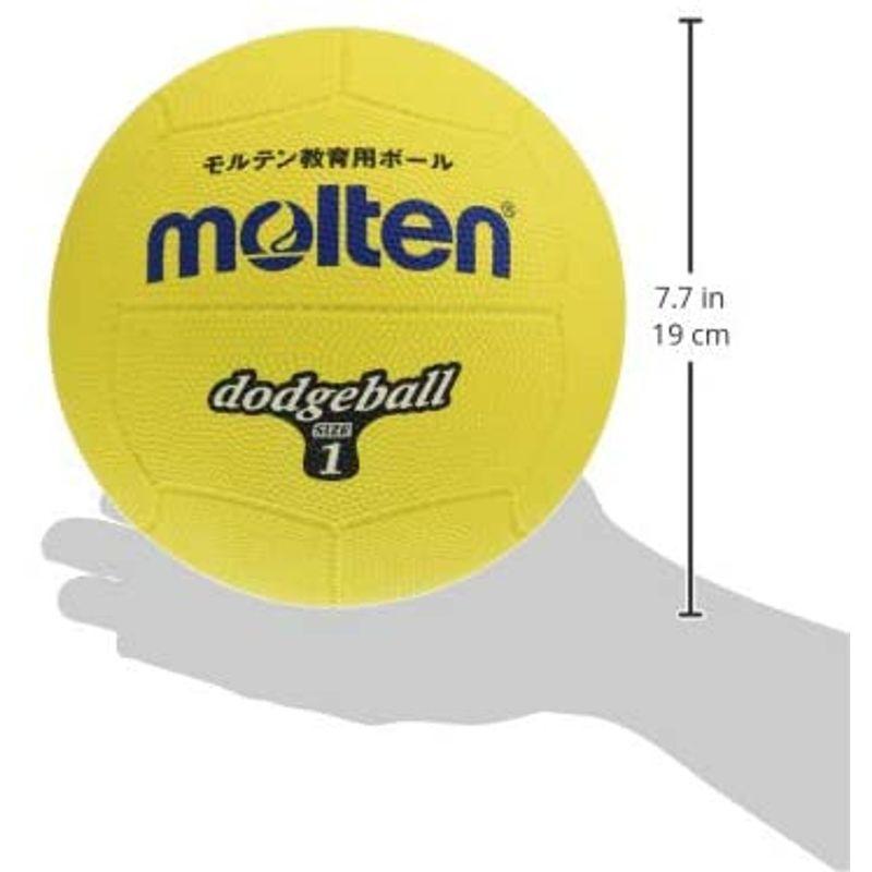 新しい季節 Molten モルテン ドッジボール ゴム1号球 黄 D1y Munozmarchesi Ar