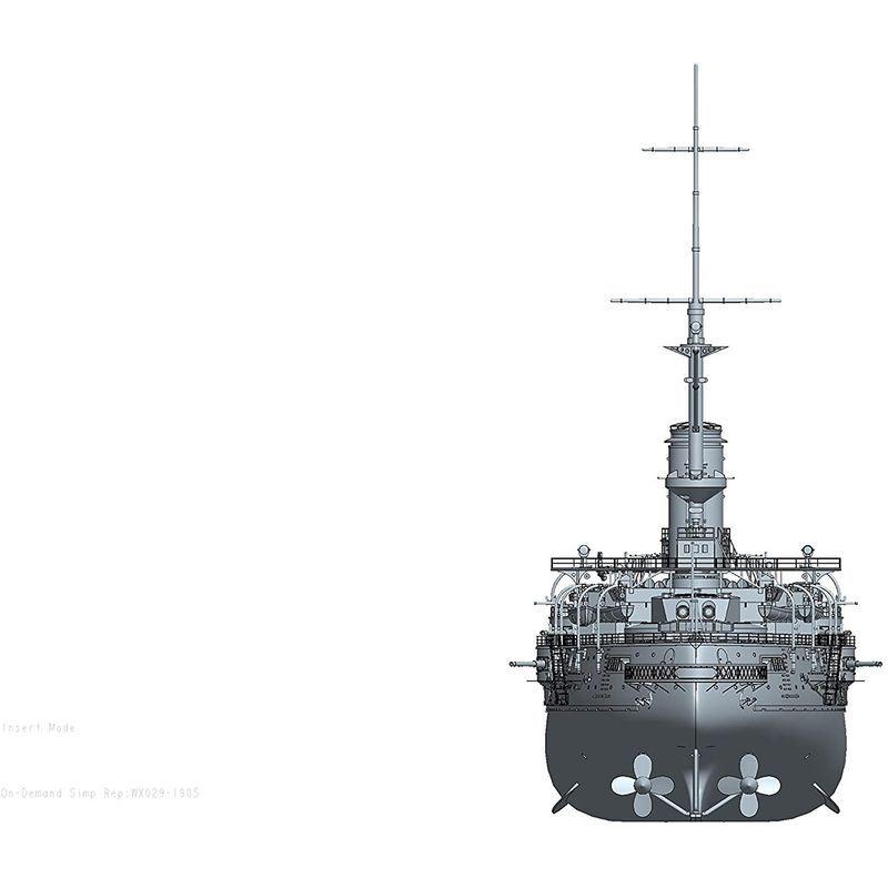ウェーブ 1/200 戦艦 三笠 全長約66cm プラモデル BB001 1/200 全長約66cm 戦艦 三笠 プラモデル BB001 サイズ